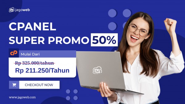 Super Promo Hosting cPanel Up to 50%
