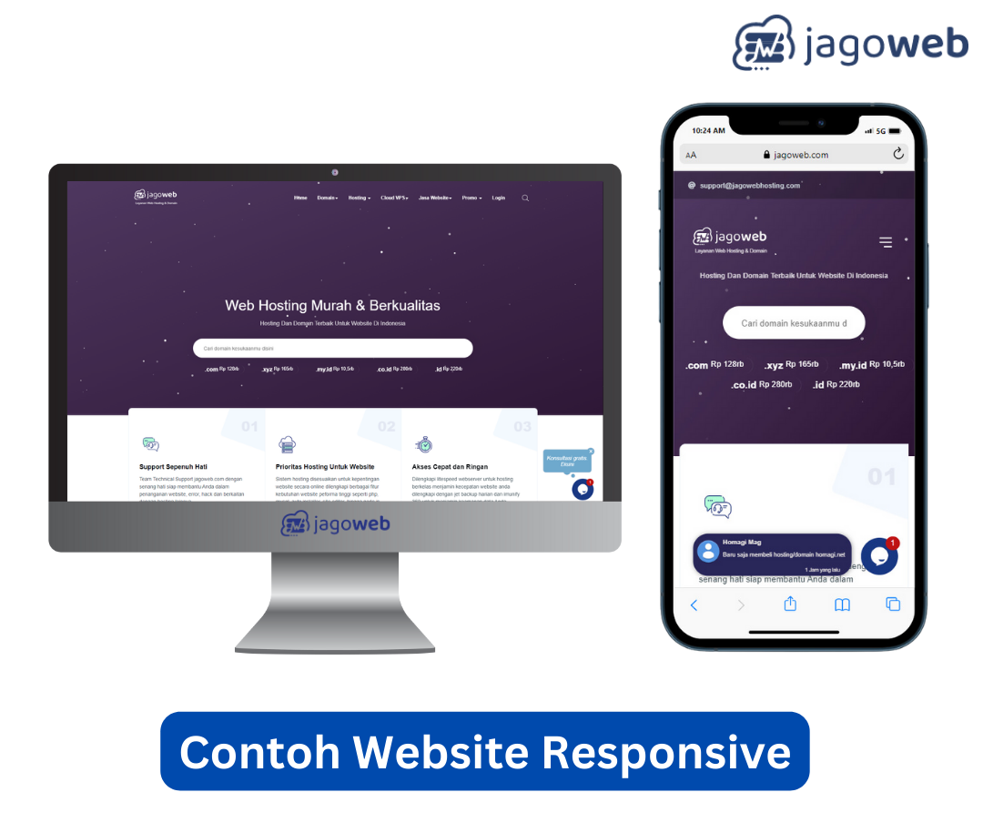 contoh responsive website