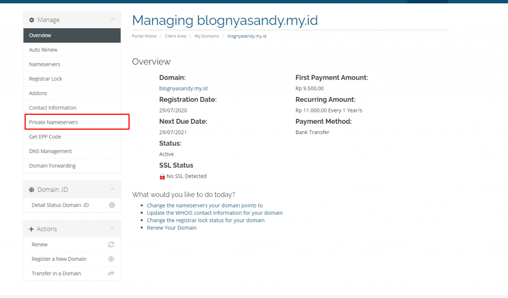 Cara Membuat Dan Menggunakan Private Nameserver Jagoweb | Knowledge Base